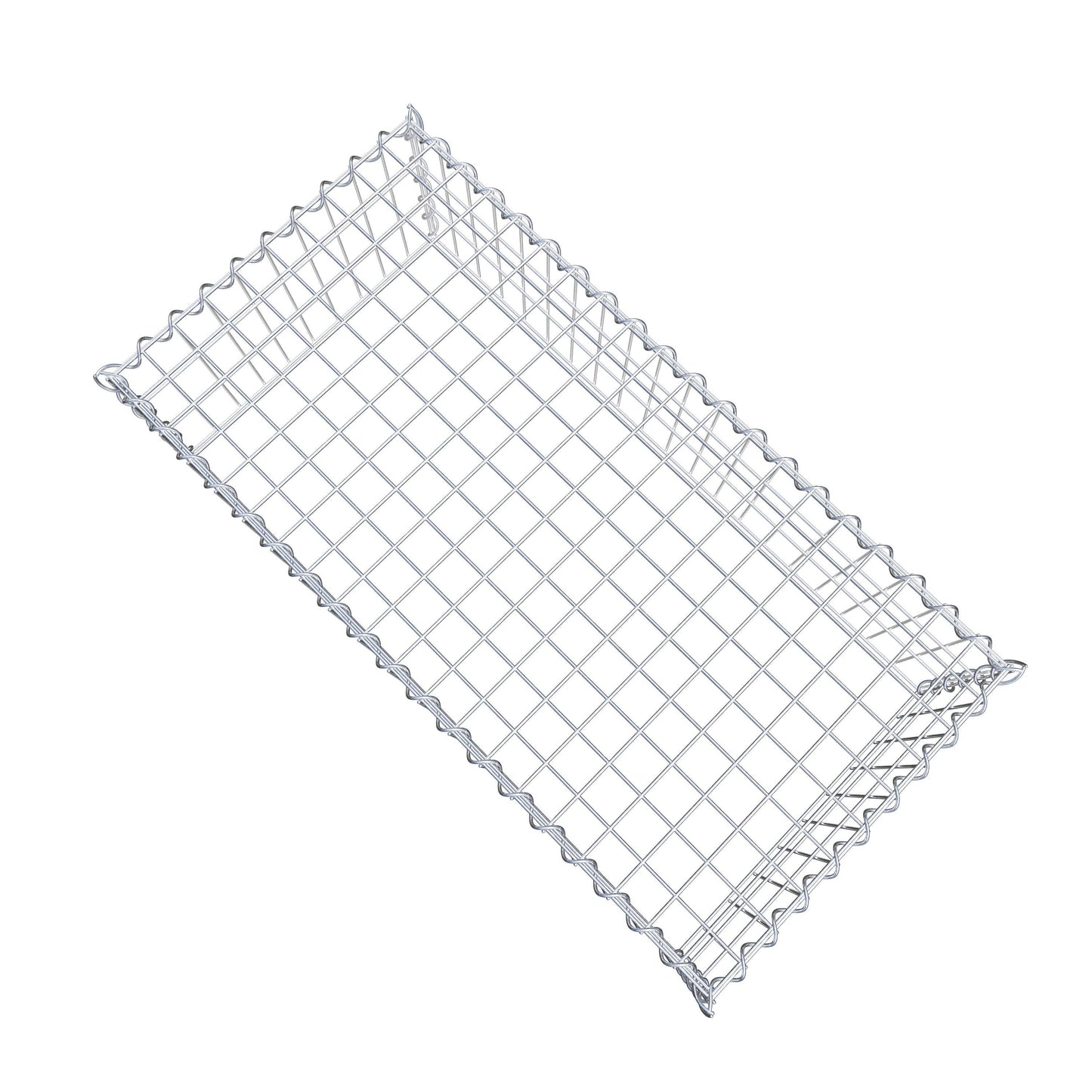 Gabião Tipo 3 100 cm x 30 cm x 50 cm (C x A x P), malhagem 5 cm x 10 cm, espiral