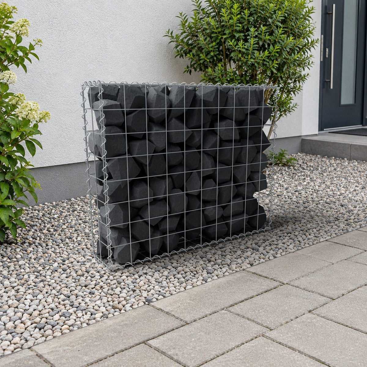 Gabion 100 cm x 80 cm x 20 cm (L x H x P), mailles 10 cm x 10 cm, spirale