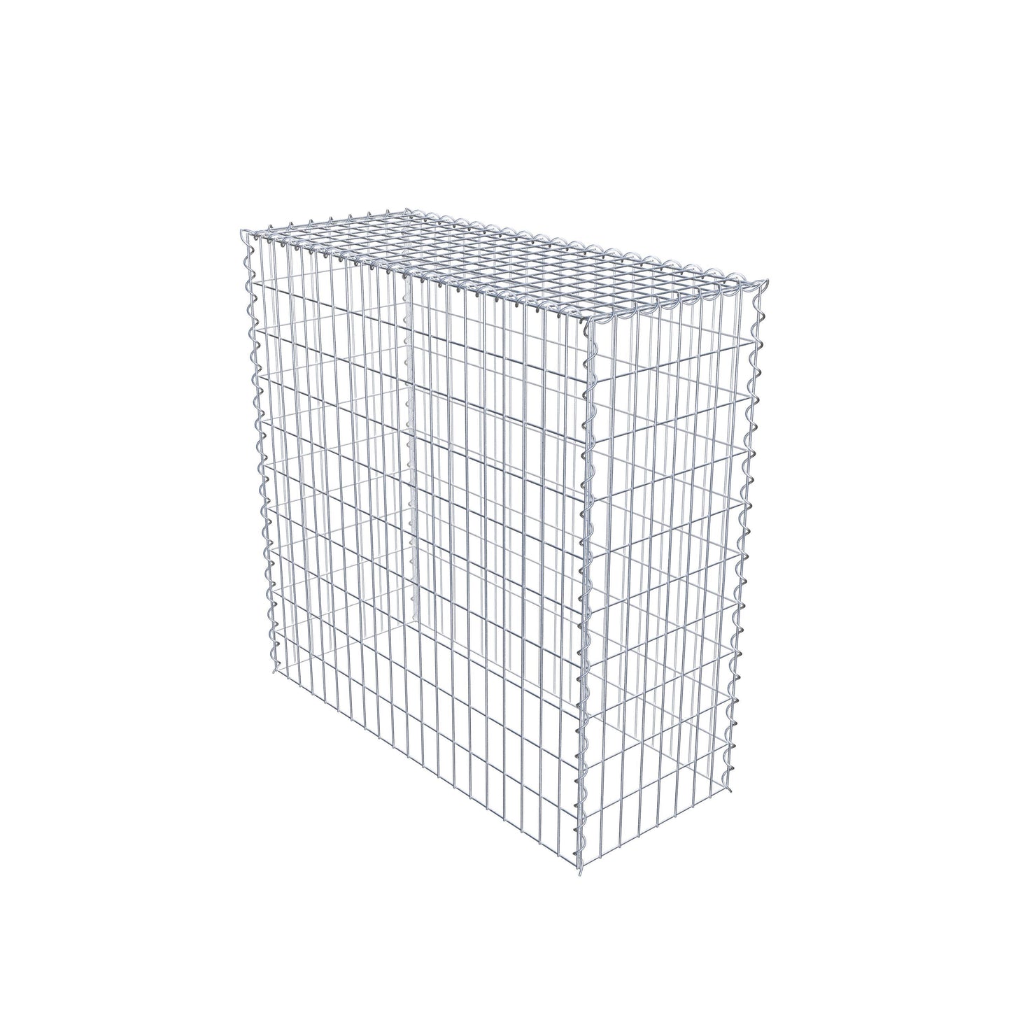 Add-on schanskorf type 3 100 cm x 100 cm x 40 cm (L x H x D), maaswijdte 5 cm x 10 cm, spiraalvormig