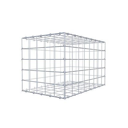 Gabião 80 cm x 50 cm x 50 cm (C x A x P), malhagem 10 cm x 10 cm, anel C