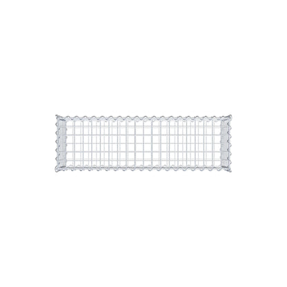 Gabion 100 cm x 30 cm x 30 cm (L x H x D), maskstorlek 5 cm x 5 cm, spiral