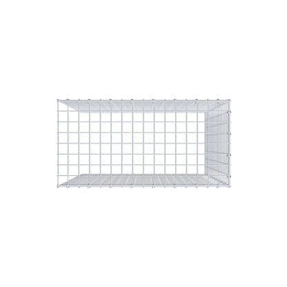 Gabião Tipo 4 100 cm x 80 cm x 40 cm (C x A x P), malhagem 5 cm x 5 cm, anel C