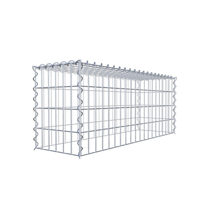 Gavión complementario tipo 3 100 cm x 40 cm x 30 cm (L x A x P), malla 5 cm x 10 cm, espiral