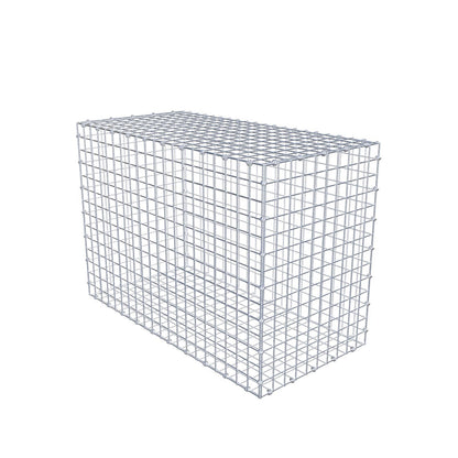 Gabião 100 cm x 70 cm x 50 cm (C x A x P), malhagem 5 x 5 cm, anel espiral