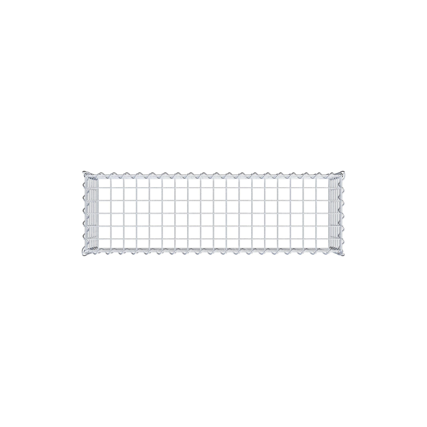 Gabião Tipo 3 100 cm x 30 cm x 30 cm (C x A x P), malhagem 5 cm x 5 cm, espiral
