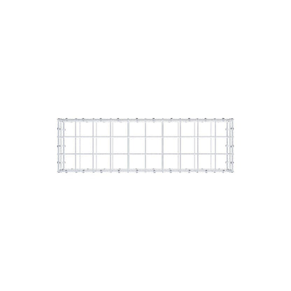Gabion 100 cm x 20 cm x 30 cm (L x H x P), mailles 10 x 10 cm, anneau en spirale