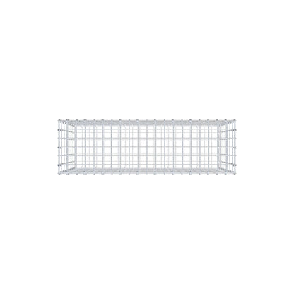 Gabião 100 cm x 70 cm x 30 cm (C x A x P), malhagem 5 cm x 10 cm, anel C