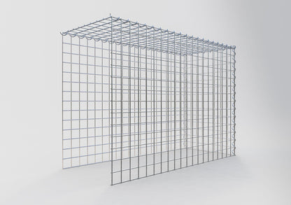 Gabião tipo 4 100 cm x 70 cm x 40 cm (C x A x P), malhagem 5 cm x 5 cm, espiral