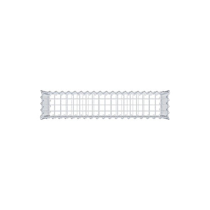 Gabbione 100 cm x 40 cm x 20 cm (L x H x P), maglia 5 cm x 5 cm, spirale