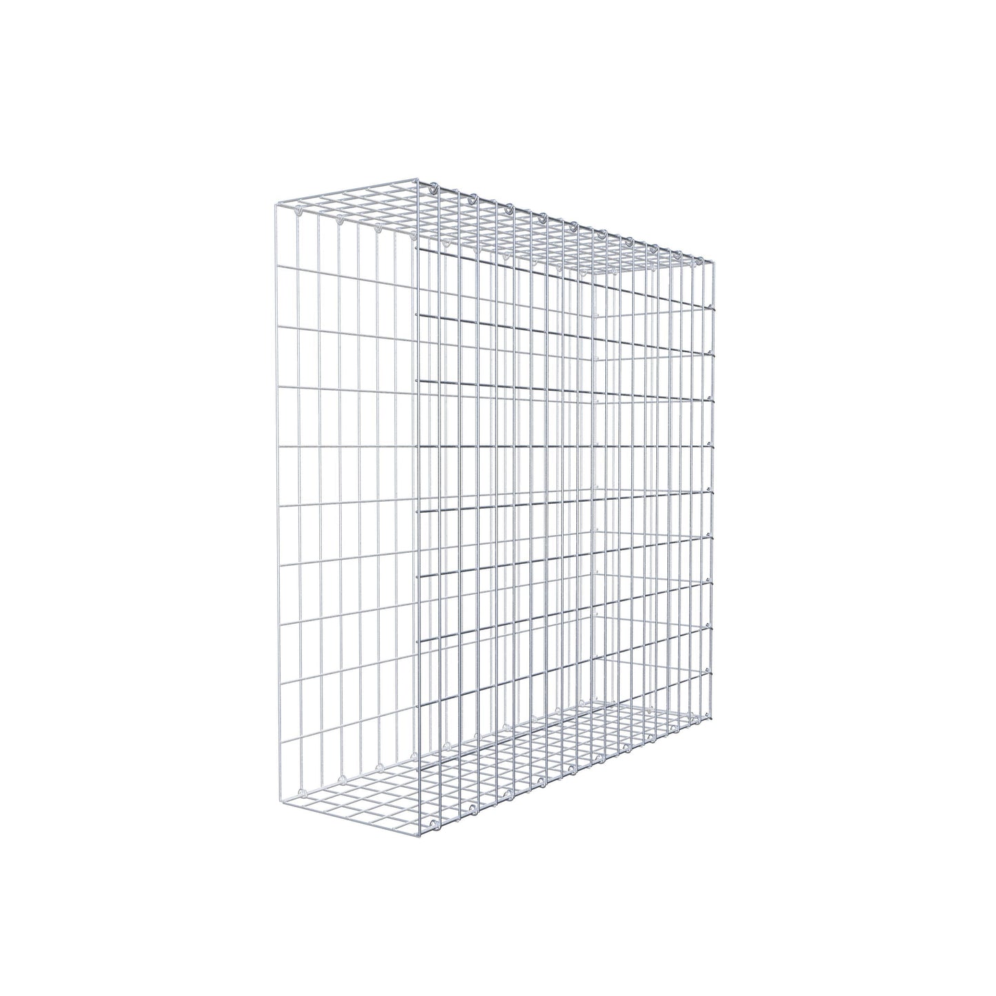 Anbaugabione Typ 2 100 cm x 100 cm x 30 cm, Maschenweite 5 cm x 10 cm, C-Ring