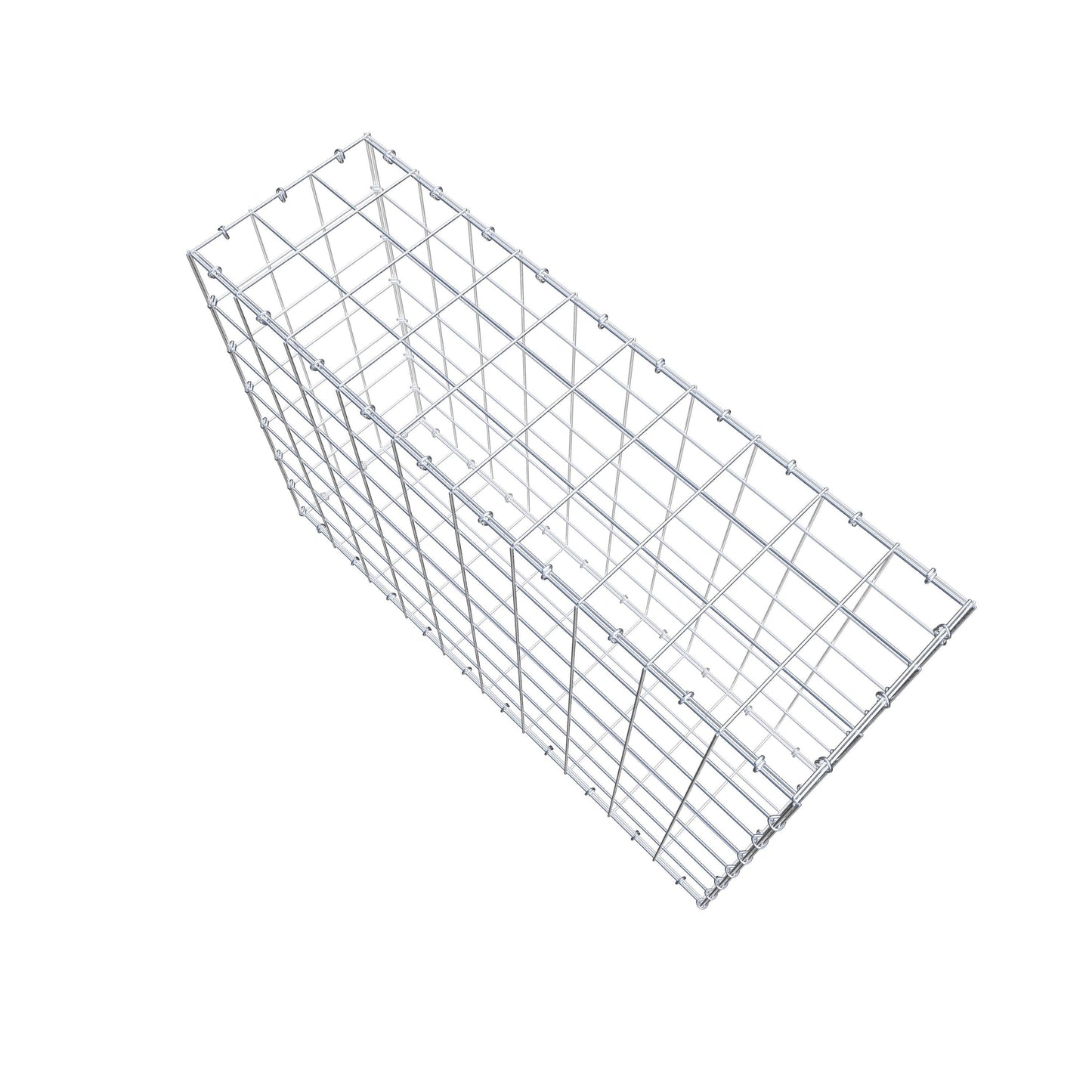 Gabion 100 cm x 70 cm x 30 cm (L x H x D), maskestørrelse 10 cm x 10 cm, C-ring