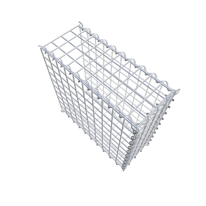 Gabião tipo 2 50 cm x 50 cm x 20 cm (C x A x P), malhagem 5 cm x 5 cm, espiral