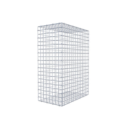 Gabion 100 cm x 70 cm x 40 cm (L x H x D), maskstorlek 5 cm x 5 cm, C-ring