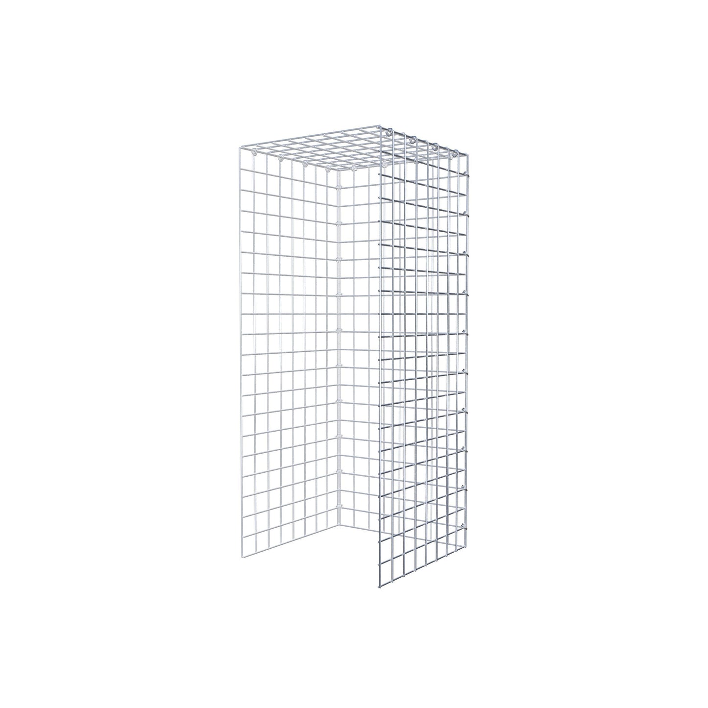 Gabião Tipo 4 100 cm x 40 cm x 40 cm (C x A x P), malhagem 5 cm x 5 cm, anel C