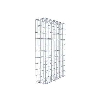 Gabion 100 cm x 60 cm x 20 cm (L x H x P), mailles 5 cm x 10 cm, anneau en C
