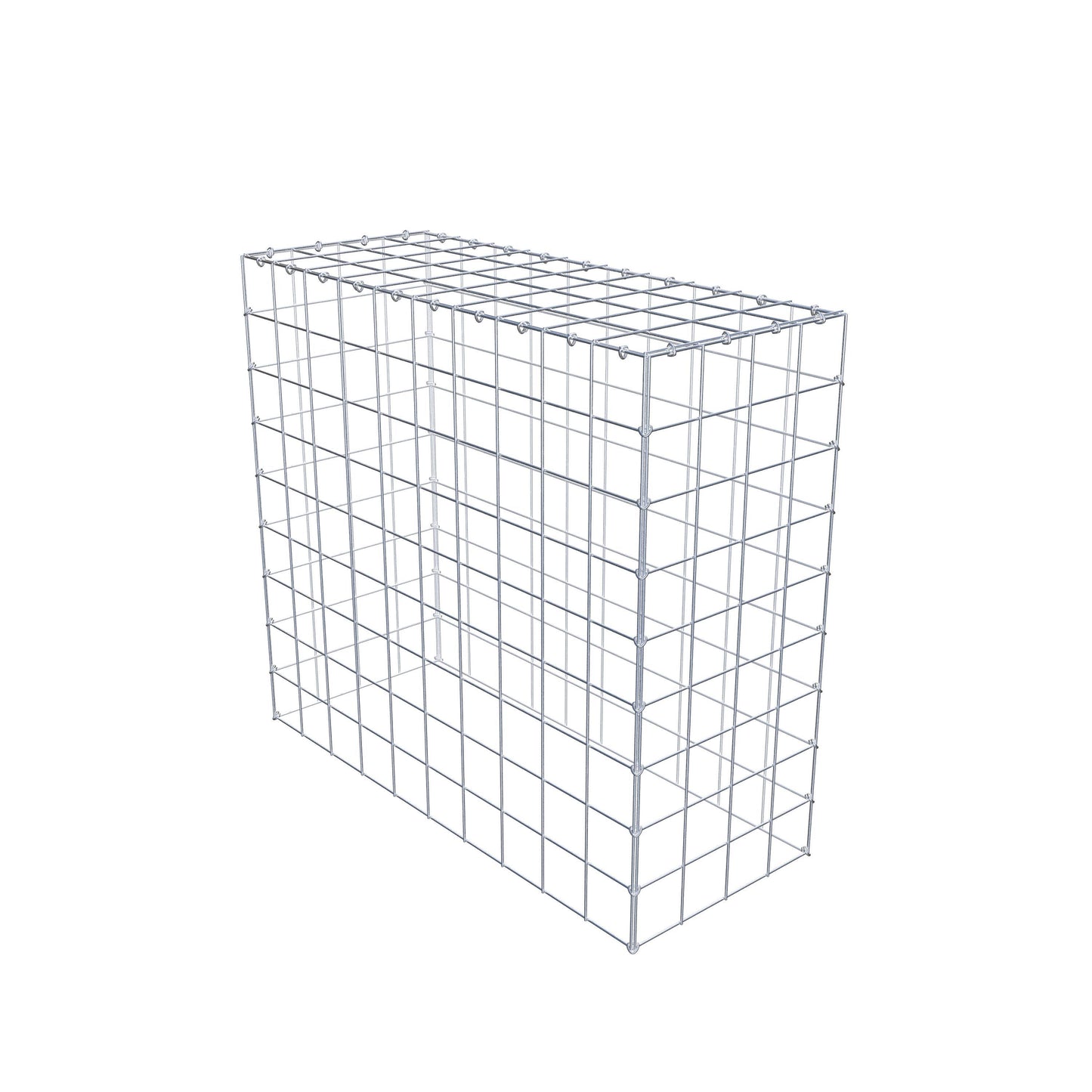 Anbaugabione Typ 3 100 cm x 90 cm x 40 cm (L x H x T), Maschenweite 10 cm x 10 cm, C-Ring