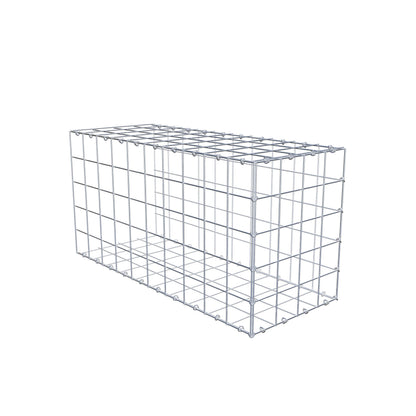 Gabião tipo 2 100 cm x 50 cm x 40 cm (C x A x P), malhagem 10 cm x 10 cm, anel C