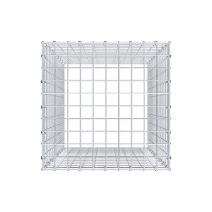 Mounted gabion type 3 80 cm x 50 cm x 50 cm (L x H x D), mesh size 5 cm x 5 cm, C-ring