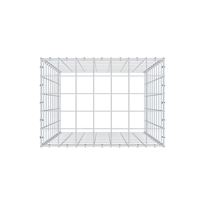 Gabião Tipo 3 100 cm x 70 cm x 50 cm (C x A x P), malhagem 10 cm x 10 cm, anel C