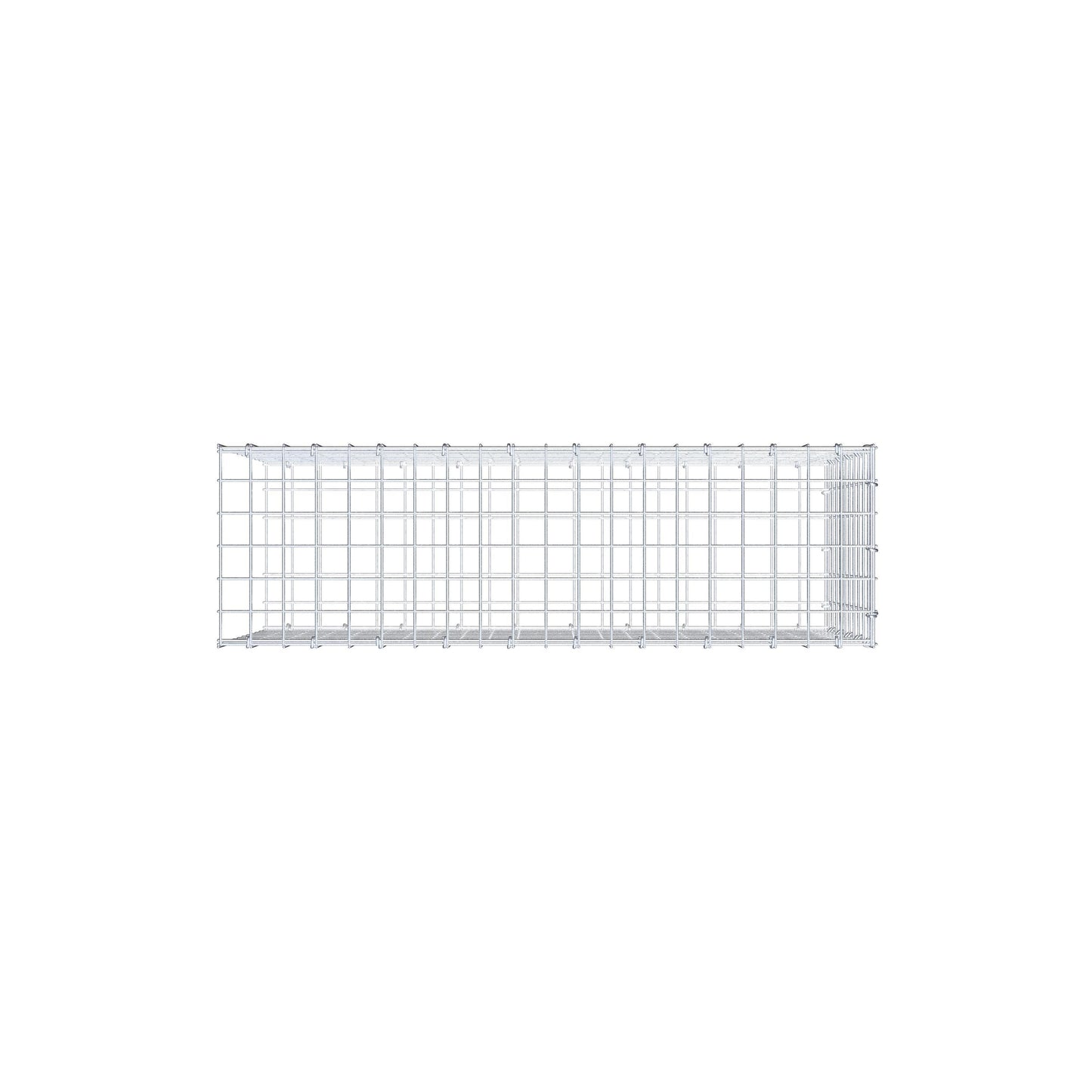 Fourche rapportée type 2 100 cm x 50 cm x 30 cm (L x H x P), mailles 5 cm x 5 cm, anneau C