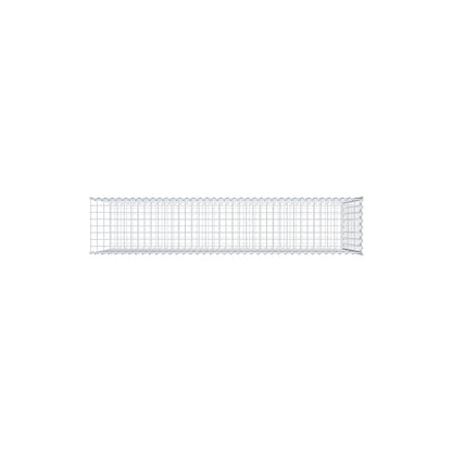 Gabião tipo 2 200 cm x 100 cm x 40 cm (C x A x P), malhagem 5 cm x 10 cm, espiral