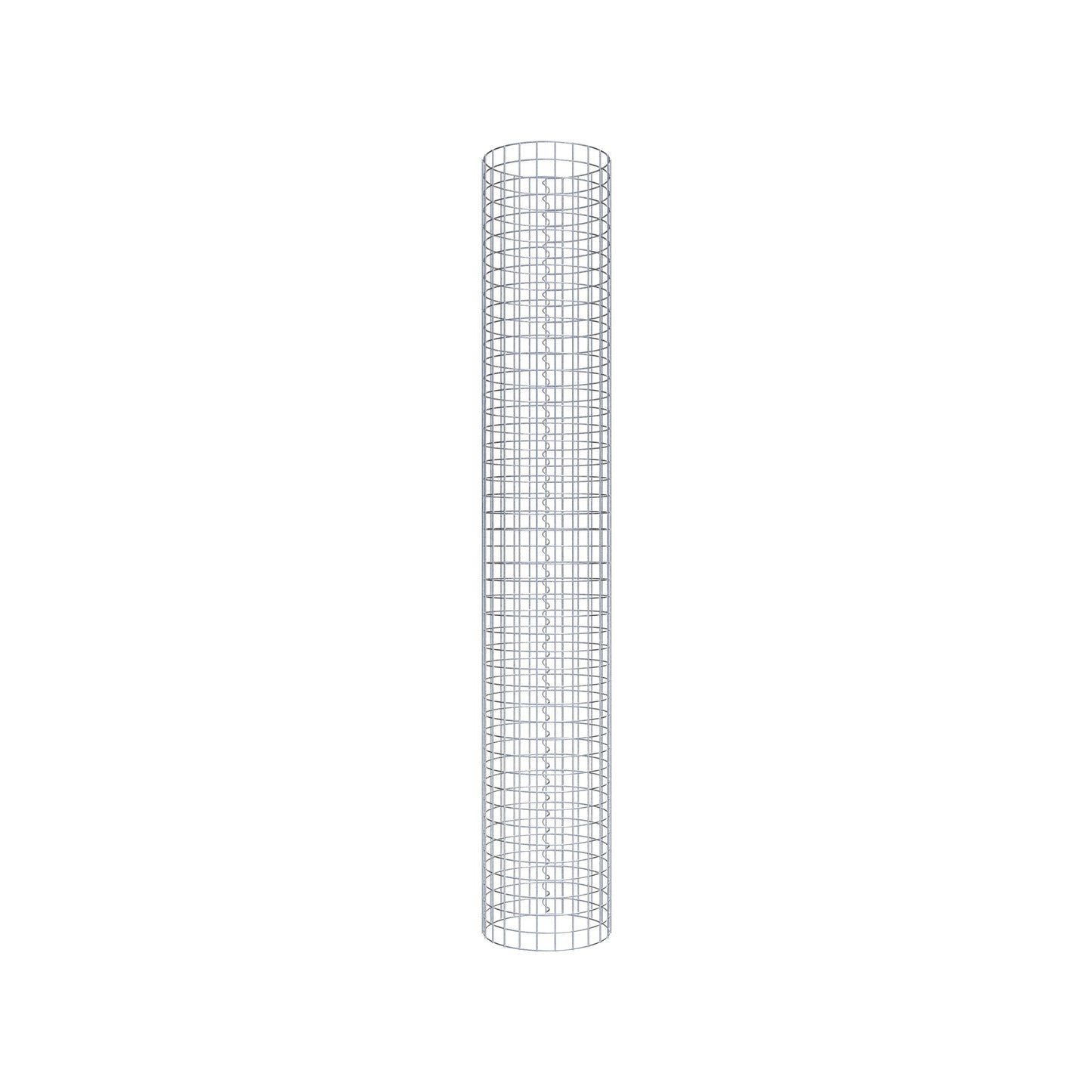 Gabionensäule rund 37 cm Durchmesser, 230 cm Höhe, Maschenweite 5 cm x 5 cm
