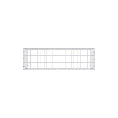 Gabione 100 cm x 40 cm x 30 cm (L x H x T), Maschenweite 10 x 10 cm, Spiralring