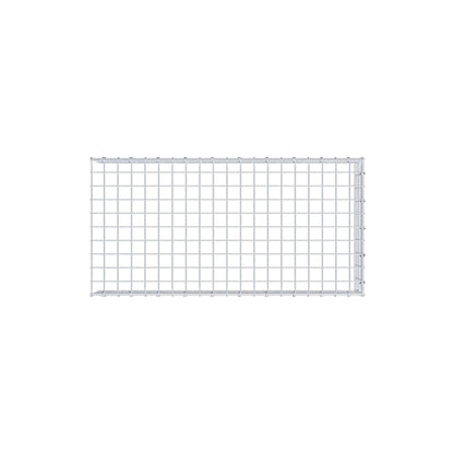 Gabião Tipo 4 100 cm x 20 cm x 50 cm (C x A x P), malhagem 5 cm x 5 cm, anel C