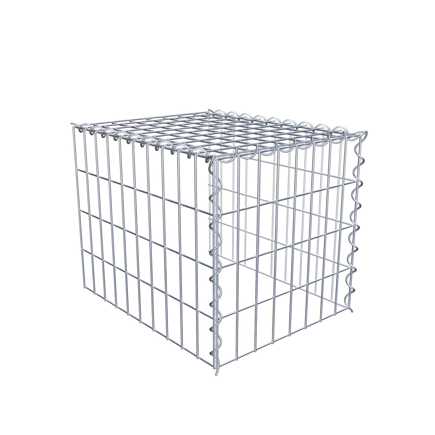 Grown-on gabion type 4 50 cm x 40 cm x 40 cm (L x H x D), mesh size 5 cm x 10 cm, spiral