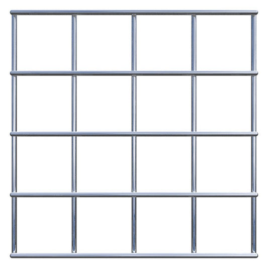 Rejilla decorativa/enrejado (incluido material de montaje) tamaño de malla 5 x 5 cm
