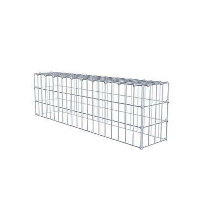 Fourche rapportée type 3 100 cm x 30 cm x 20 cm (L x H x P), mailles 5 cm x 10 cm, anneau C
