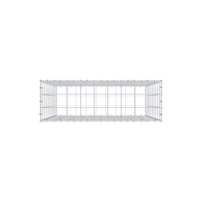 Gabião 100 cm x 90 cm x 30 cm (C x A x P), malhagem 10 cm x 10 cm, anel C