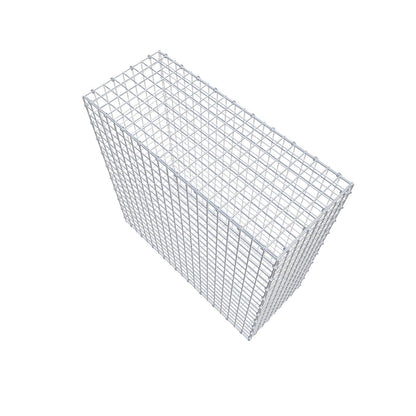 Gabião 100 cm x 100 cm x 40 cm (C x A x P), malhagem 5 x 5 cm, anel espiral