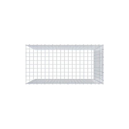 Gabião Tipo 4 100 cm x 100 cm x 50 cm (C x A x P), malhagem 5 cm x 5 cm, anel C
