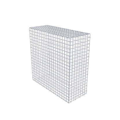 Gabião 100 cm x 100 cm x 40 cm (C x A x P), malhagem 5 cm x 5 cm, anel C