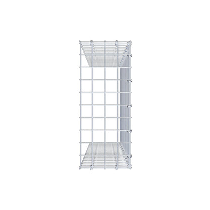 Gabião Tipo 4 100 cm x 20 cm x 50 cm (C x A x P), malhagem 5 cm x 5 cm, anel C