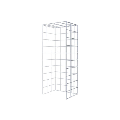 Gabião Tipo 4 100 cm x 30 cm x 40 cm (C x A x P), malhagem 10 cm x 10 cm, anel C