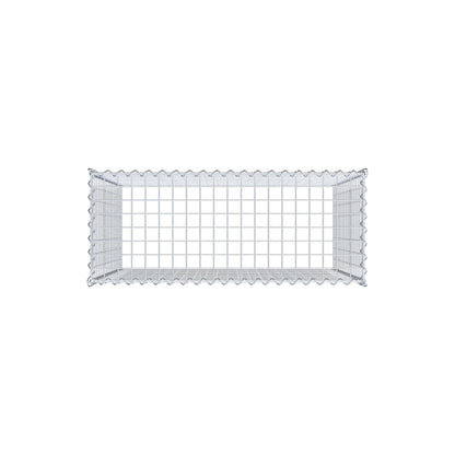 Grown-on gabion type 3 100 cm x 90 cm x 40 cm (L x H x D), mesh size 5 cm x 5 cm, spiral