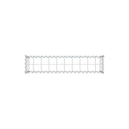 Gabion rapporté type 3 100 cm x 30 cm x 20 cm (L x H x P), mailles 10 cm x 10 cm, spirale