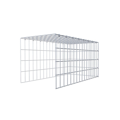 Gabião Tipo 4 80 cm x 40 cm x 40 cm (C x A x P), malhagem 5 cm x 10 cm, anel C
