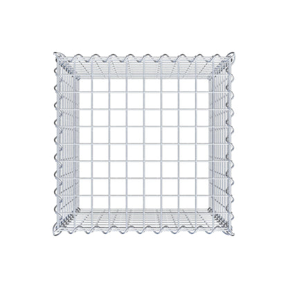 Opvokset gabion type 3 50 cm x 50 cm x 50 cm (L x H x D), maskestørrelse 5 cm x 5 cm, spiral