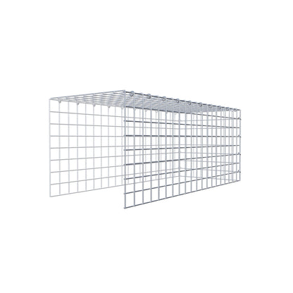 Gabião Tipo 4 100 cm x 40 cm x 40 cm (C x A x P), malhagem 5 cm x 5 cm, anel C