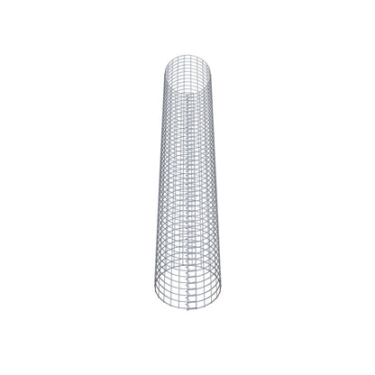 Gabionensäule rund 37 cm Durchmesser, 230 cm Höhe, Maschenweite 5 cm x 5 cm