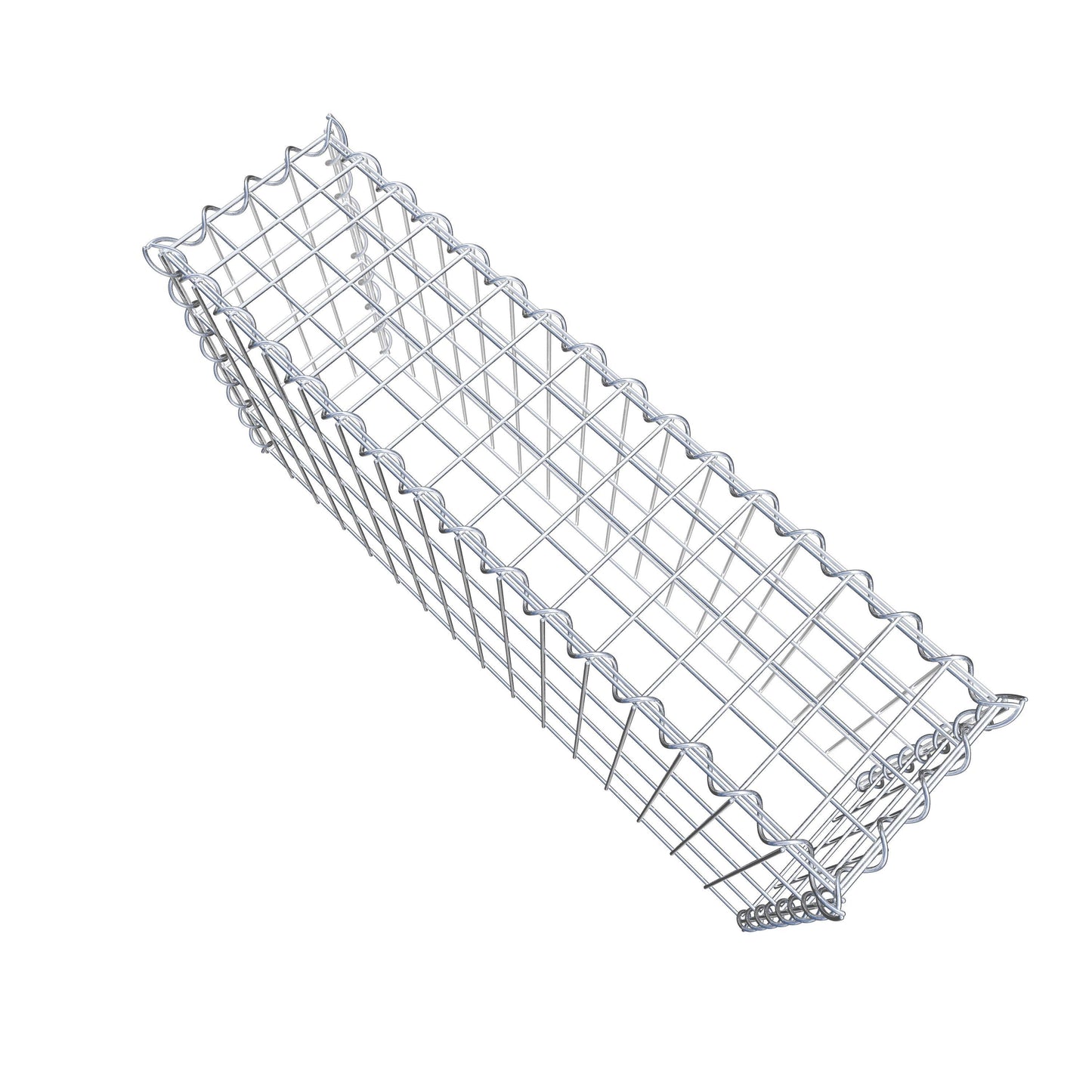 Gabião Tipo 3 80 cm x 40 cm x 20 cm (C x A x P), malhagem 5 cm x 10 cm, espiral