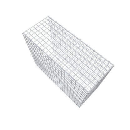 Type 2 oplegkorf 100 cm x 80 cm x 40 cm (L x H x D), maaswijdte 5 cm x 5 cm, C-ring