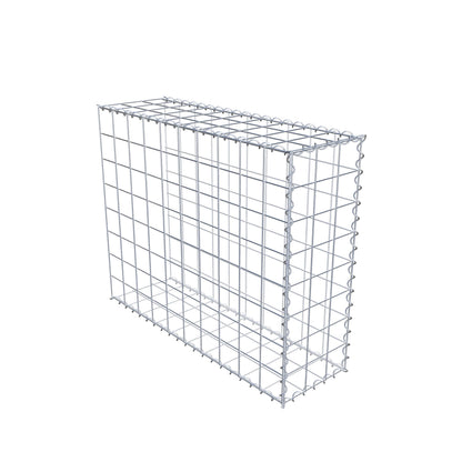 Gabião tipo 2 100 cm x 80 cm x 30 cm (C x A x P), malhagem 10 cm x 10 cm, espiral