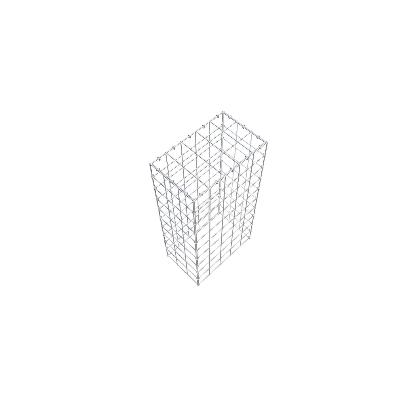 Gabião Tipo 3 100 cm x 30 cm x 50 cm (C x A x P), malhagem 10 cm x 10 cm, anel C