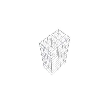 Gabião Tipo 3 100 cm x 30 cm x 50 cm (C x A x P), malhagem 10 cm x 10 cm, anel C