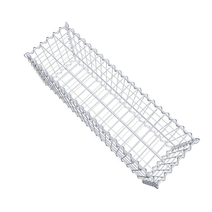 Gabion 100 cm x 40 cm x 30 cm (L x H x P), mailles 5 cm x 10 cm, spirale
