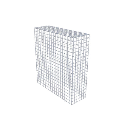 Gavión complementario de tipo 3 100 cm x 90 cm x 30 cm (L x A x P), malla 5 cm x 5 cm, anillo en C